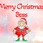 Merry Christmas Wishes for Boss