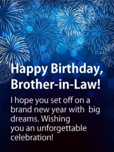 New Year Wishes And Messages For Brother in Law