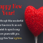 New Year Wishes For Girlfriend – Happy New Year My Love