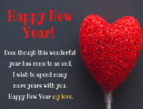 New Year Wishes For Girlfriend – Happy New Year My Love