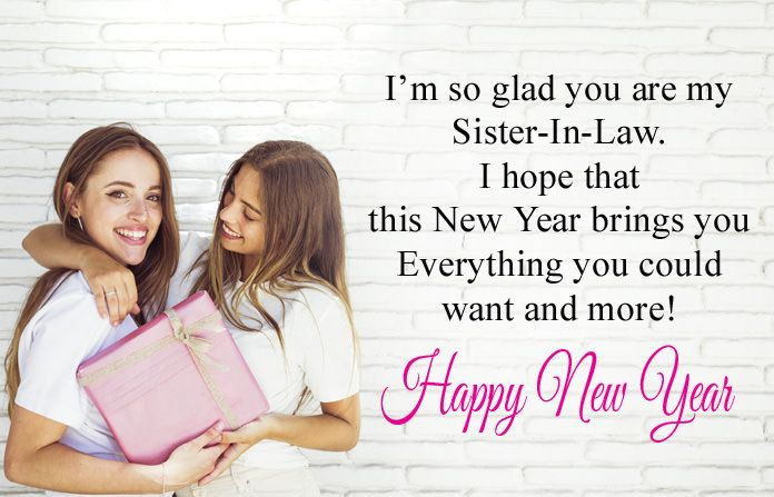 New Year Wishes To Sister In-Law