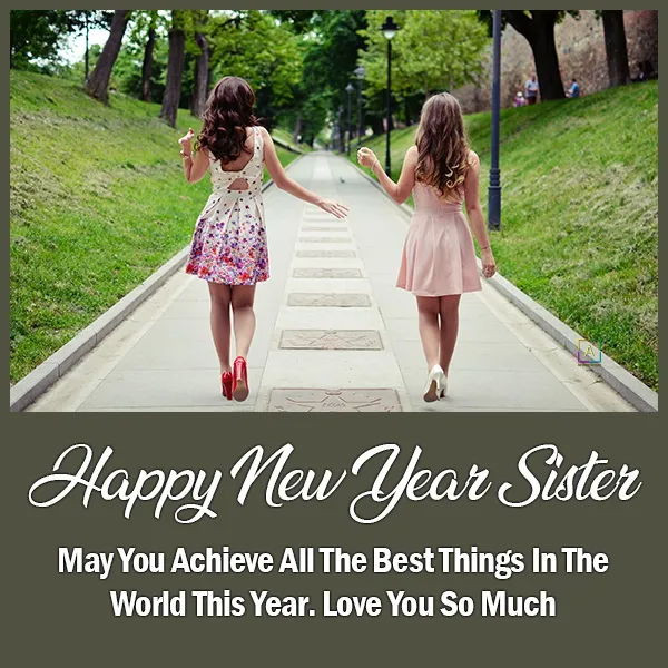 best happy new year messages for sister