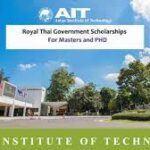 Fully Funded Scholarship at Asian Institute of Technology in Thailand 2024