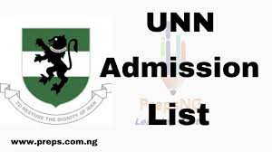 UNN Admission List 2023/2024 is Out